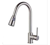 HYHJYMG Per la pubblicità della Fattoria a Bar, Tirare Fuori Rubinetto, Oro/Cromo/Nichel/lavandino Nero a 360 Gradi tocche di Rotazione, Rubinetto della Cucina