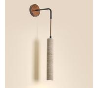 HYHJYMG Pietra della Lampada per Comodino, Lampada montata Vintage Giapponese per Travertine, corridoio del corridoio per corridoio da Letto con Filo Appeso con Filo Appeso