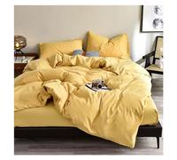 HYHJYMG Set di Biancheria da Letto a Quattro Pezzi Set da Quattro Pezzi, Lenzuola a Letto a Letto Singolo Foglio di Copertura del piumone Camera da Letto, gemello (Viola-Queen