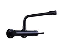 HYHJYMG Taps del Mixer per lavello da Cucina Montato a Parete. Materiale di Rame, Acqua Calda e Fredda, Doppi Fori, Rotazione, lavello della Cucina, Bacino, rubinetto-23 cm