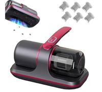 HYIWSIJT Household High-Frequency Strong Mite Removal Instrument, Aspiratore per La Rimozione degli Acari, Disinfezione Pulizia Efficace, ad Alta Frequenza a Doppio Battito Senza Fili