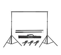 HYJ-INC Supporto regolabile per sfondo per studio fotografico, video, 3,1 m, con supporto per sfondo e supporti per sfondo