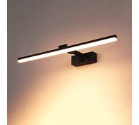HYJAUSXB Lampada da Parete a LED Regolabile per Bagno, ruotabile a 180°, con Specchio Moderno per Trucco e Illuminazione Frontale, Design SK per Uso Interno.