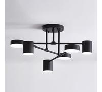 HYJAUSXB Lampada da soffitto Moderna a LED Sputnik a 6 luci, Semi-Incasso, Regolabile a 360°, per Sala da Pranzo, corridoio, Camera da Letto, Cucina, Illuminazione dell'isola