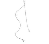 HYJYGM Cold Wind Sweater Chain Temperament Shell Beads Back Chain