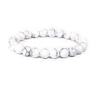 HYJYGM Men s Natural Tiger Eye Polished 8 Mm Lapis Lazuli Beads Bangle Elastic Pulsera Women,25.Botswana Agate,19cm