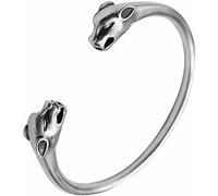 HYJYGM Sterling Silver Adjustable Bangle Women S925 for Vintage Hand Carved Pi Xiu Charm Cuff Chinese Ladies Gift