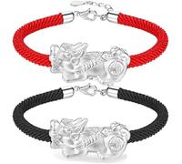 HYJYGM Sterling Silver,AdjustableSterling Silver Bangle, Sterling Silver for Women,Ladies 925 Silver Adjustable Cuff Bangle Hand Carve Vintage Dragon Pattern Chinese Brace