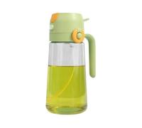 HYKJCSS Bottiglia per Olio Home 2 in 1 Spruzzatore E Distributore di Olio for Friggitrice Ad Aria, Cottura, Grigliatura, Insalata Oliera(Grün)