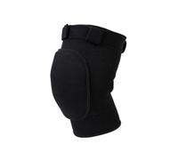 HYKJCSS Fascia Ginocchio Ginocchiere con Spugna, Antiscivolo e anticollisione, Adatte for Il Ciclismo e la Corsa Ginocchiere Lavoro(Black,M)