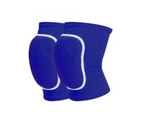 HYKJCSS Fascia Ginocchio Un Paio di Ginocchiere in Spugna Adatte for Pallavolo, Danza, Fitness, Basket Ginocchiere Lavoro(Blue,S)