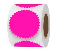 Hylabelest - Etichette adesive per certificati, 5 cm, colore: rosa fluorescente