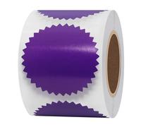 Hylabelest Sigilli Adesivi per Certificati da 5 cm Viola Brillante Etichette Premi Legali Adesivi per Goffratura (Viola Brillante)