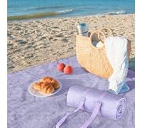 Hylat Baby coperta da picnic - coperta da spiaggia trapuntata - resistente all'acqua - perfetta per viaggi - Violetto