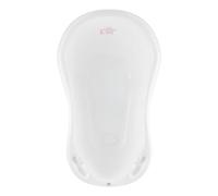 Hylat Baby La vasca da bagno per bambini - Certificato TÜV Rheinland - stabile e confortevole, perfetta per bagni sicuri nei primi 12 mesi - Collezione Lite - Colore: Bianco, Motivo: Friends