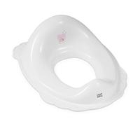 Hylat Baby Sedile Wc per Bambini, Utile Per l'addestramento alla Toilette, per Ragazze e Ragazzi, Materiale Solido, Gomma Antiscivolo (Bianco)(Abbracciami)
