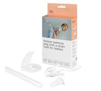 Hylat Baby Tubo di scarico per bagnetto 84-102cm - Compatibile con i marchi: Keeper, Maltex, Hylat, Tega, Lapsi, Bianco