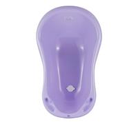 Hylat Baby Yeti Viola Vaschetta Bagnetto Neonato con Tappo - Certificato TÜV Rheinland - Stabile e Confortevole, Ideale per Bambini fino a 12 Mesi - Vasca Neonato Bagnetto - Collezione Lite