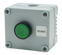 Hylec 1DE.01.06AG Pulsante Singolo Stop/Start Verde Da 22mm