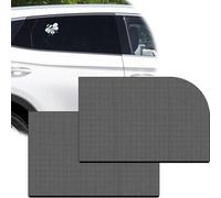 HYLGY Tendine Parasole Auto per Audi Q3 8U 2011-2013 2014 2015 2016 2017 2018, Parasole in Rete Traspirante, Parasole Finestrino Laterale Anti Zanzara Anti UV,B-Rear 2pcs