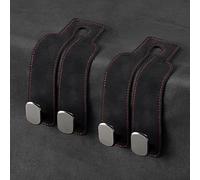 HYLLYP 2 Pezzi Ganci Auto Sedile per BYD Atto 2, Car Seat Back Hook, Gancio per la conservazione dell'auto, per Oggetti e Borse,Black