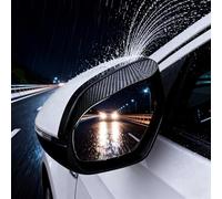 HYLLYP 2 Pezzi Parapioggia Specchietti per Nissan Juke 2010-2025, Laterale Auto in PVC Resistente Trama, Antipioggia per specchietti Laterali dell'auto Impermeabili