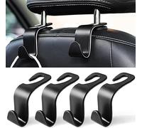 HYLLYP 4 Pezzi Ganci Auto Sedile per BYD Atto 3 2022-2024, Car Seat Back Hook, Gancio per la conservazione dell'auto, per Oggetti e Borse