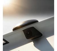 HYLLYP Copertura per Telecamera Posteriore Auto per Tesla Model 3 Model Y Model S Model X,Protettiva per retromarcia, Protezione Impermeabile con Design Anti-spruzzo,Black