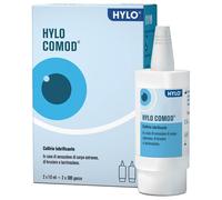 Hylo-Comod 0,1% - Collirio Gocce Lubrificante - Pacco doppio 2 x 10 ml