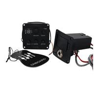 HYLQZAT Pickup Piezo per Chitarra Pickup 4 Band Pickup per Chitarra Acustica con Sintonizzatore 301/201 Mic Blend Preamp EQ Tuner Guitar Guitar Guitar Guitar Truss(C)