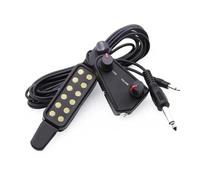 HYLQZAT Pickup Piezo per Chitarra Trasduttore Magnetico del Buco del Suono della Chitarra Acustica A 12 Buche con Accessori per Chitarra Cavo Audio Controller Volume di Tono
