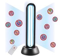 HYLR Lampada Germicida UVC ,Telecontrollo lampada UV di disinfezione, Lampada Germicida Sterilizzatore UV, Timer 15/30/60 minuti, Potenza 38 Watt Uccide 99.9% di Batteri Virus Muffa