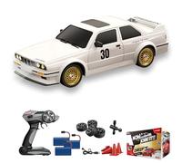 Hylukon Macchina Telecomandata 2,4 GHz RC Drift Car - 30 km/h, Scala 1/16, Macchina da Drift da Corsa con Luci Anteriori e Posteriori Stile Retrò