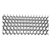 Hymanfen 10 tappetini per gatti con punte, anti-gatto, con picchetti, repellente per gatti, con punte, deterrente per cani e gatti, con striscia piatta per scavi e spighe, per giardino, recinzione