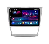 HYMLMY Android 14 Navigazione per auto per Toyota Camry 2007-2011,stereo touch screen doppio DIN da 9",vivavoce Bluetooth,RDS,comandi al volante,telecamera di retromarcia,microfono,T2 8Core 8+128G