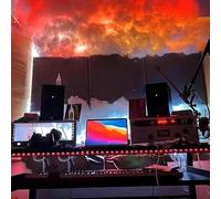 HynJGih 3D Thundercloud LED Light Kit, APP Control, DIY Dynamic Effect, Suitable For Adult Home Theater(5m/16.4ft)