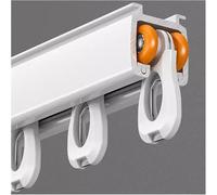 HynJGih Binari for Tende con Montaggio a soffitto Divisorio da Parete for separazione di stanze, alianti for binari for Tende Quadrati Bianchi, for Ospedale/casa/Hotel(7.5m/24.6ft)