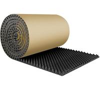 HynJGih Pannelli in schiuma acustica, rotolo di fogli di schiuma spugnosa a cellule chiuse insonorizzate con adesivo