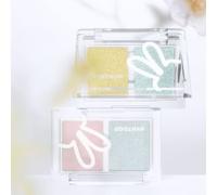 HYNTOOR - Spring Series Two-Tone Eyeshadow Palette - 10 Types 030# Tulip Pink - 3g