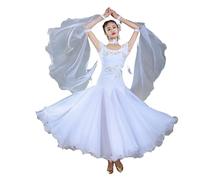 Hynyjxjy A,M, Abito da ballo da donna, stile moderno, per danza, tango e Foxtrot