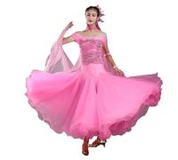 Hynyjxjy C,M, abito da ballo da donna, per danza classica, stile moderno, per danza tango Foxtrot