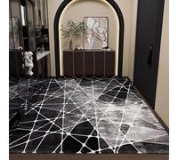 Hynyjxjy E,80 * 120CM, Tappeti Morbidi Tappetino Resistente con Fondo Antiscivolo Piatto E Geometrico Tappeto Grande per Camera da Letto per Adulti Design Unico per Soggiorno E Sala da Pranzo