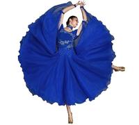 Hynyjxjy F,S, abito da ballo da donna, stile moderno, per danza, tango, Foxtrot