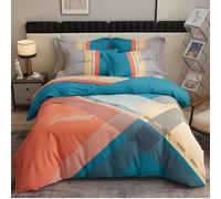 Hynyjxjy J,1.5m, Completo Letto Con Cerniera Set Lenzuola Matrimoniale Biancheria Da Letto Morbida E Traspirante Per Tutte Le Stagioni Collezione Di Biancheria Da Letto Per Ragazze Adolescenti