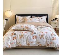 Hynyjxjy O,1.5m, Completo Letto Set Letto Semplice E Moderno Lenzuola in Morbido Cotone 4 Pezzi Letto in Un Sacco Copripiumino 100% Cotone Con Copripiumino, Lenzuola, Federe E Federe