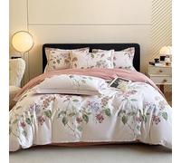 Hynyjxjy Q,1.5m, Completo Letto Set Letto Semplice E Moderno Lenzuola in Morbido Cotone 4 Pezzi Letto in Un Sacco Copripiumino 100% Cotone Con Copripiumino, Lenzuola, Federe E Federe