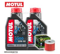 Hyosung GT 250 R EFI Comet 2009- Tagliando Olio Motul 3000 4T 20W-50 2 litri ...