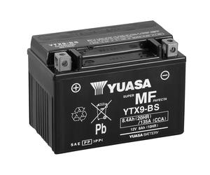 HYOSUNG XRX 125 1999-2007 BATTERIA YTX9-BS 12V/8AH YUASA