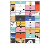 Hypebeast - Poster con scatola di scarpe da ginnastica, decorazione da parete, per uomini e ragazzi, stampa artistica in formato A3, decorazione per camera da letto, per ragazze adolescenti, scarpe da