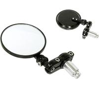 Hyper Bar-End, specchietto retrovisore male Nero